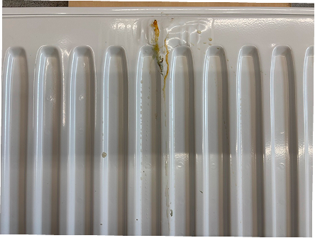 腐食したボイラーパネル